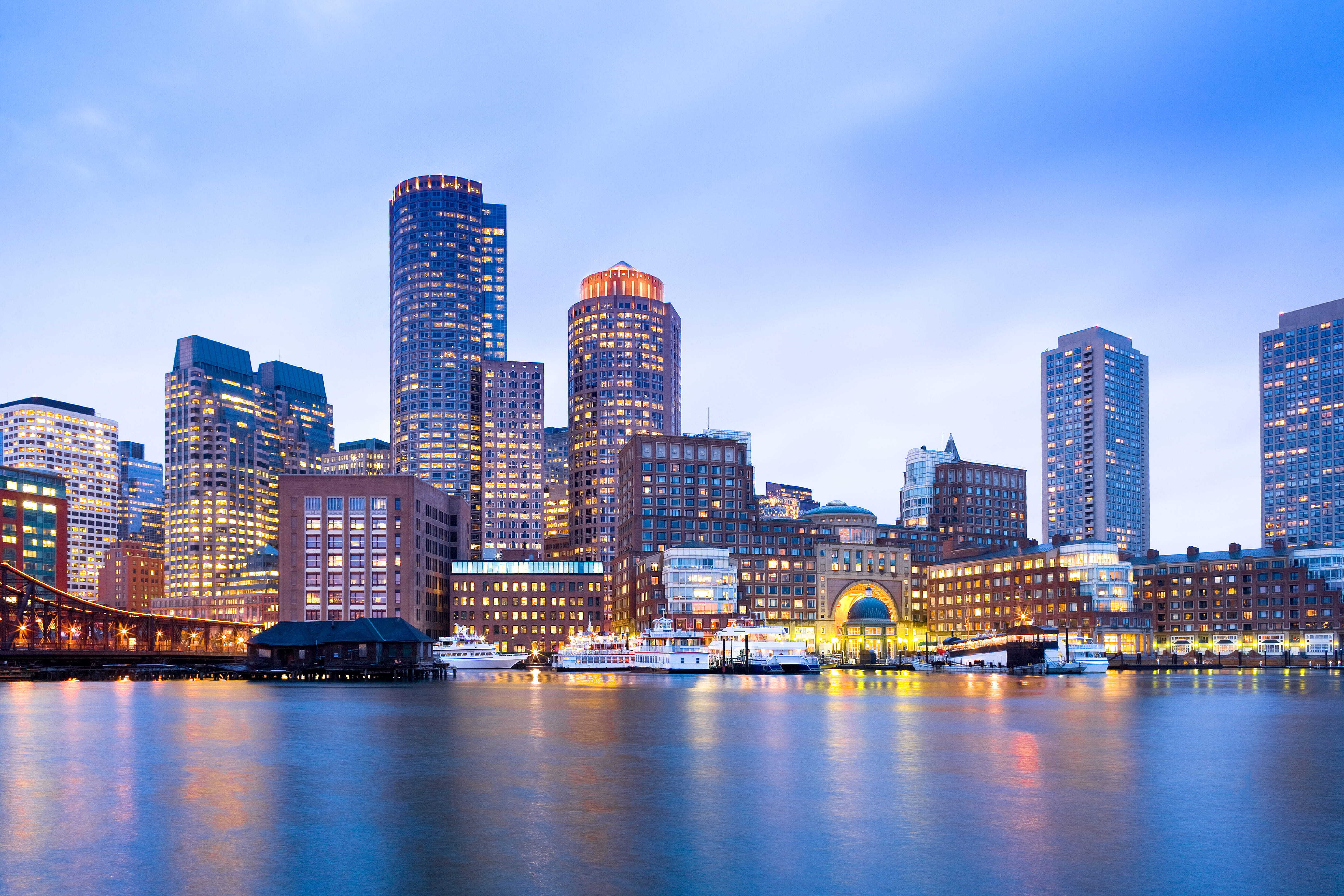Skyline of Boston.