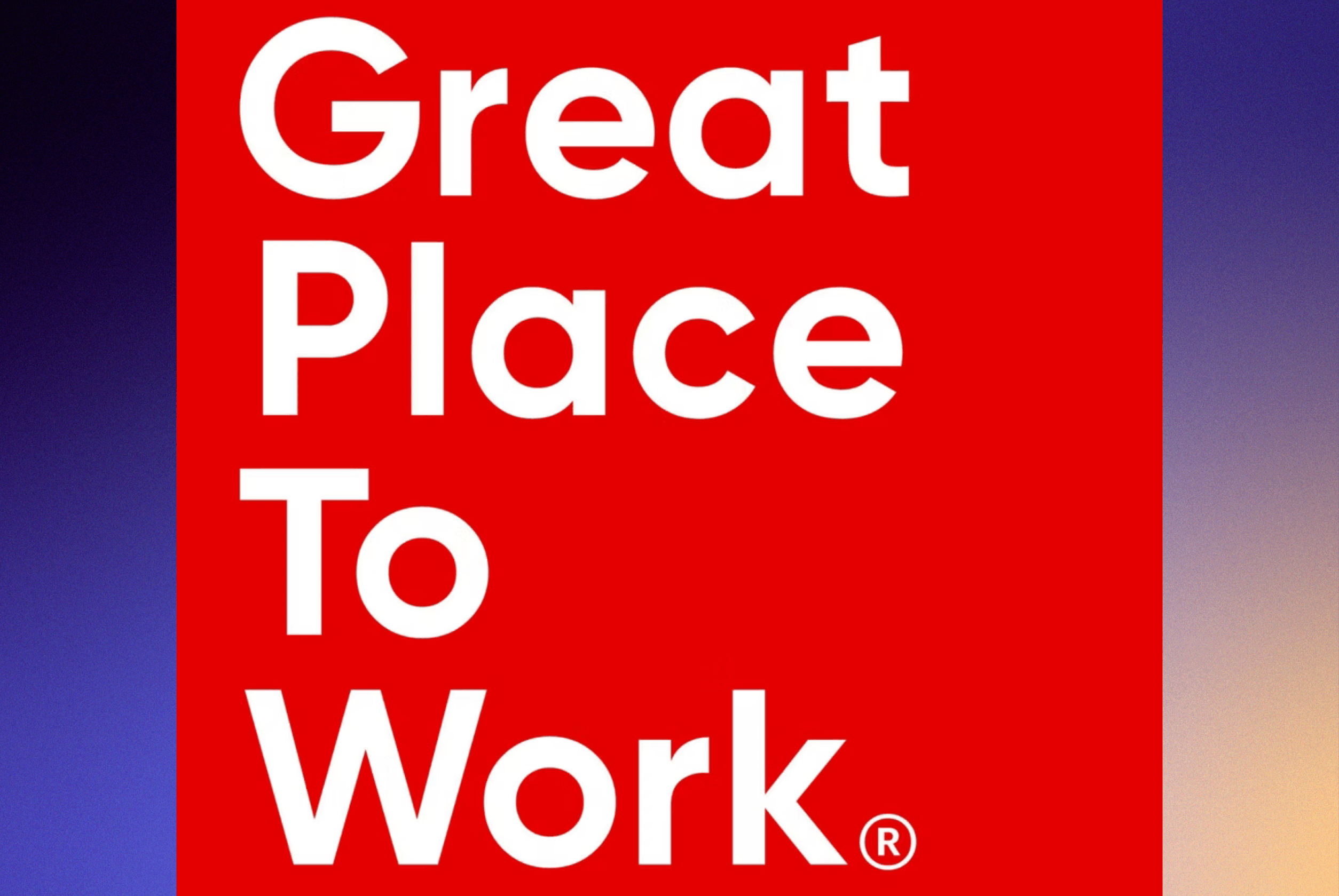 Great place to work logo.