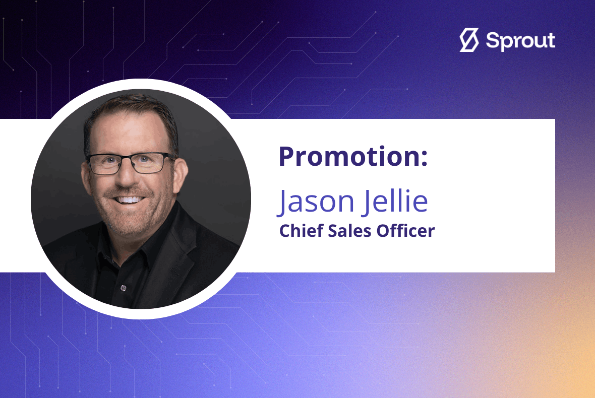 Jason Jellie promoted to chief sales officer.