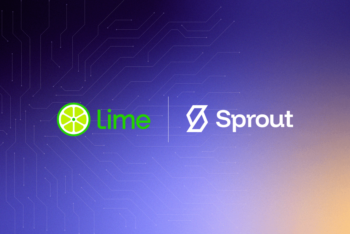 Lime Logo and Sprout logo.